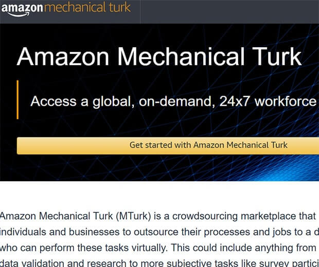 Amazon Mechanical Turk review