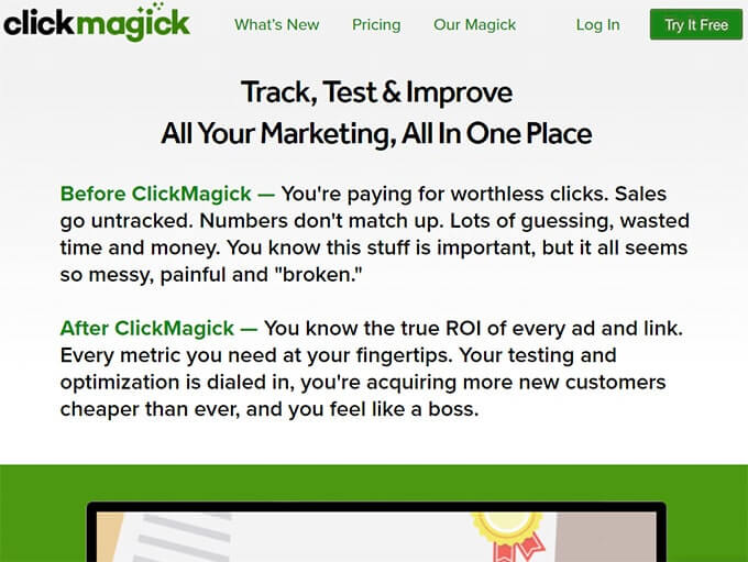 Best Click Tracking Software ClickMagick Review