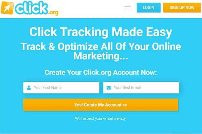 Click.Org Review - Link Tracker Software